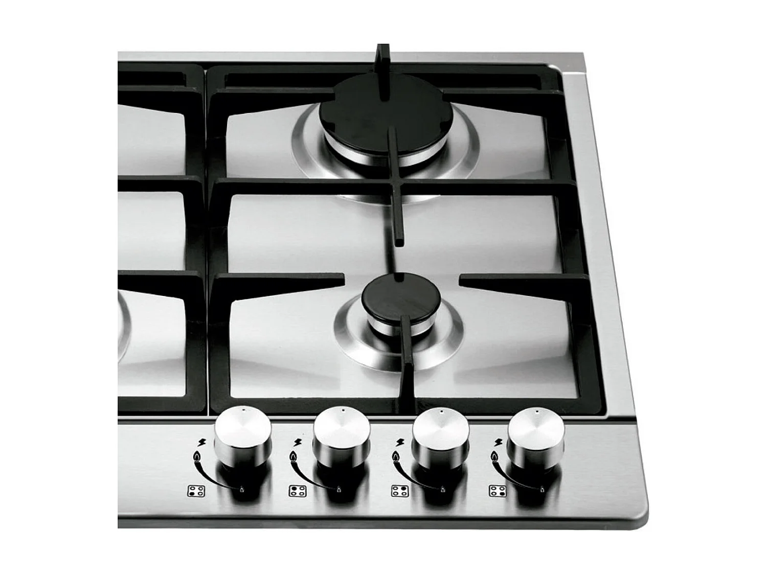 Encimera de gas Infiniton GASDL4 6050W 4 fuegos inox 60 cm