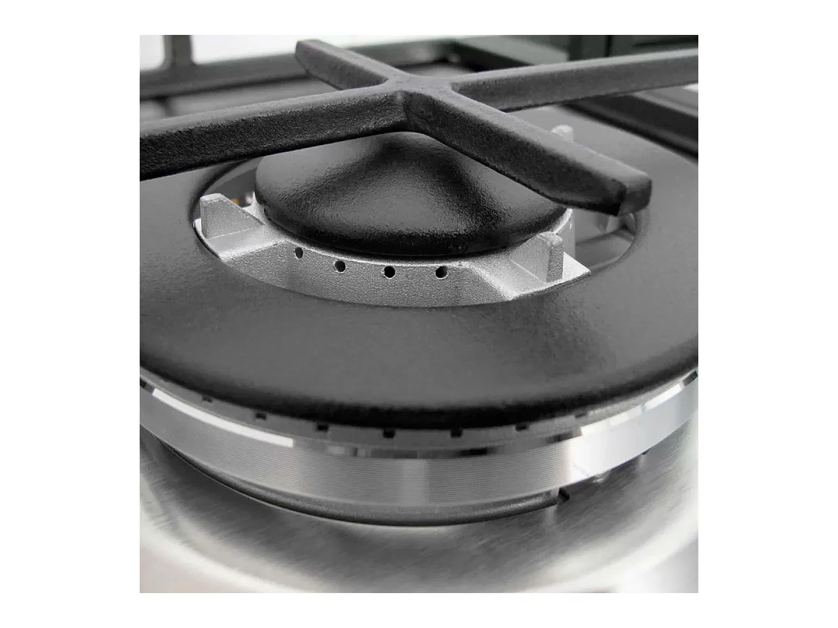 Encimera de gas Infiniton GAS-320WB 6050W 3 fuegos inox 59 cm