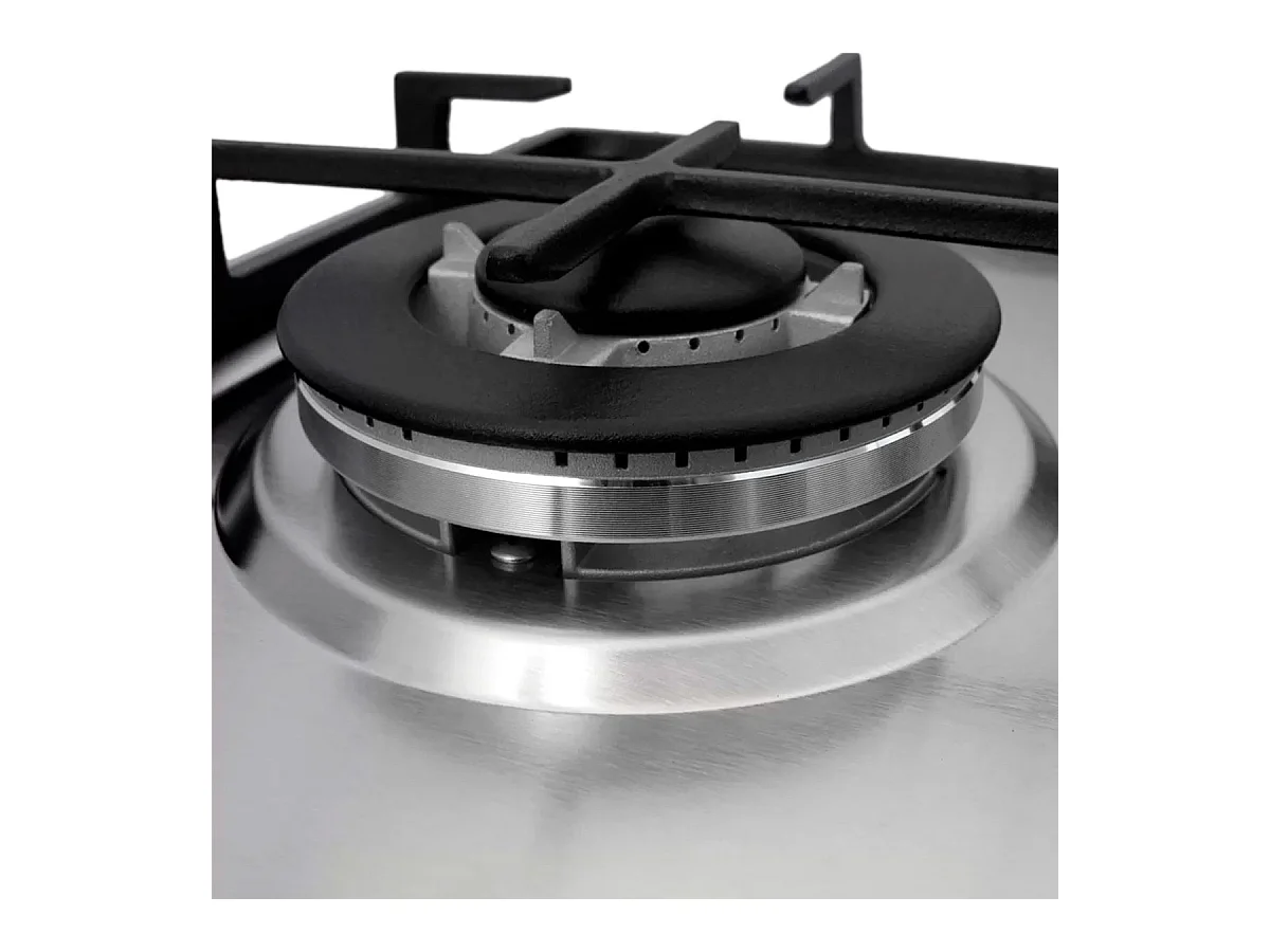 Encimera de gas Infiniton GAS-320WB 6050W 3 fuegos inox 59 cm