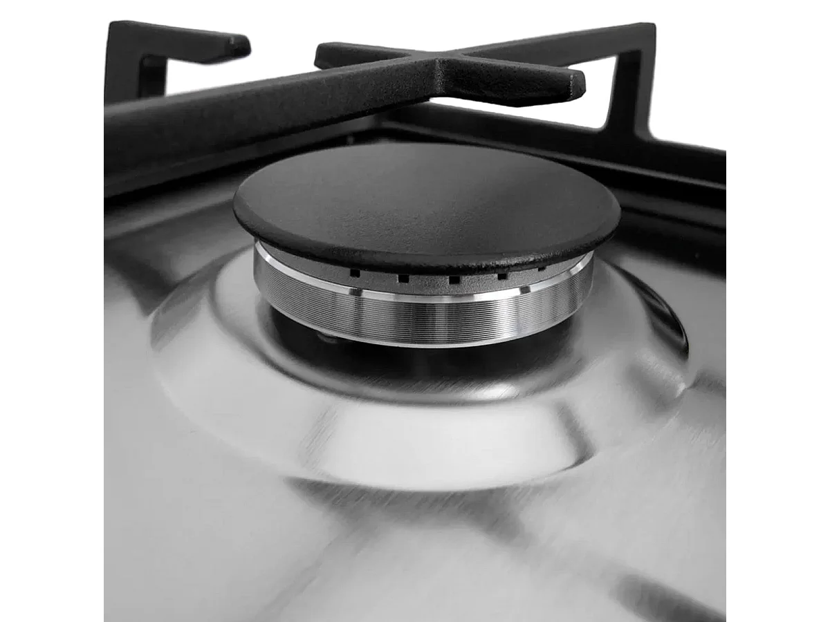 Encimera de gas Infiniton GAS-320WB 6050W 3 fuegos inox 59 cm