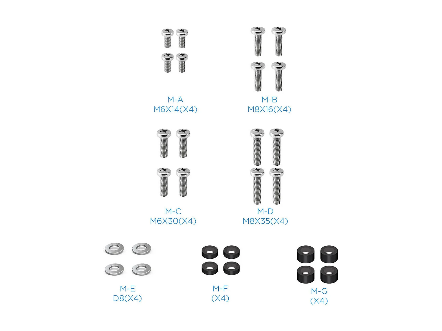 Soporte de TV TooQ LP7846TN-B 32''-70'' inclinable y pivotable negro