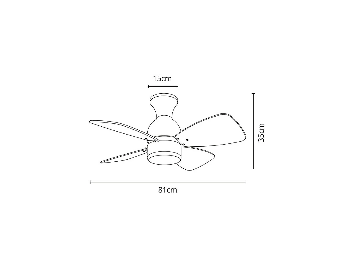Ventilador Ac Fresco Níquel Modo Verano Y Invierno Temporizador  Led Interlusa