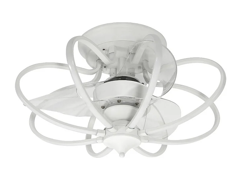 Ventilador Dc Kai Blanco Led 3 Temperaturas Control Remoto Interlusa