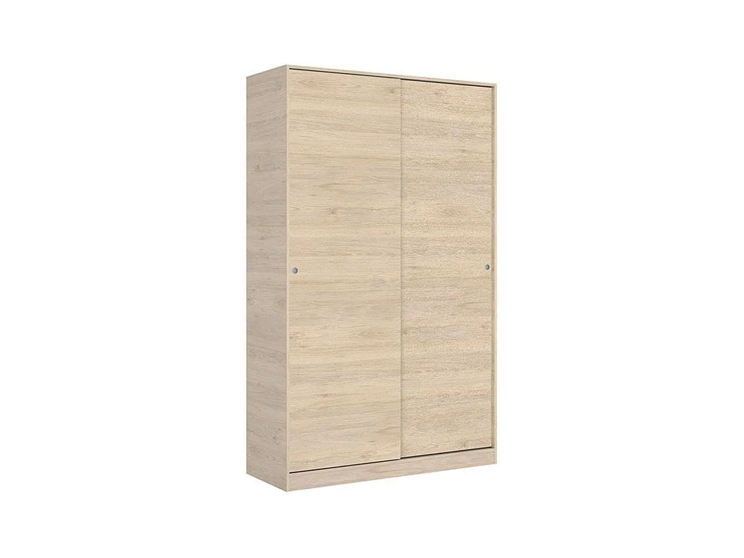 Armario Slide 2 puertas correderas natural 204x120x50 cm