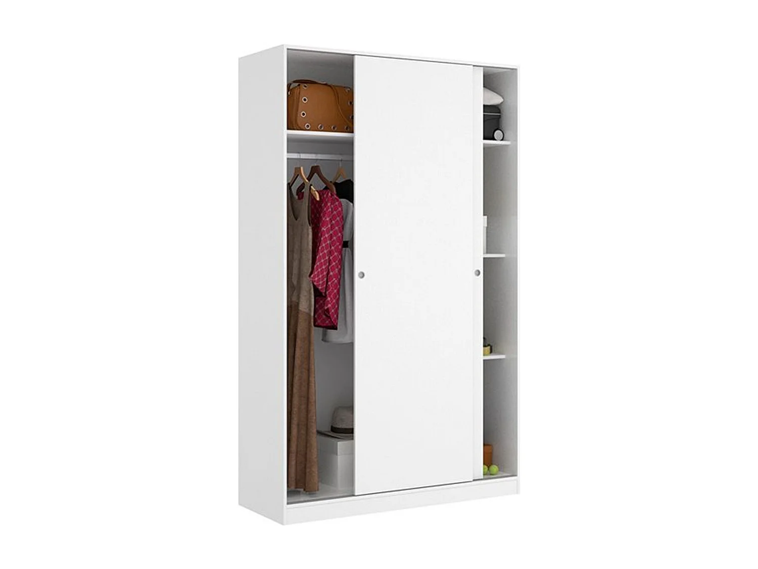 Armoire de 120 cm avec portes coulissantes Slide