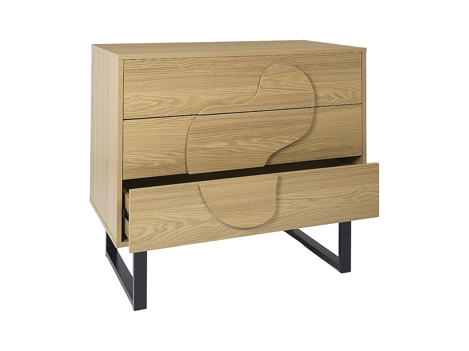 Commode Calypso Marron, Noir