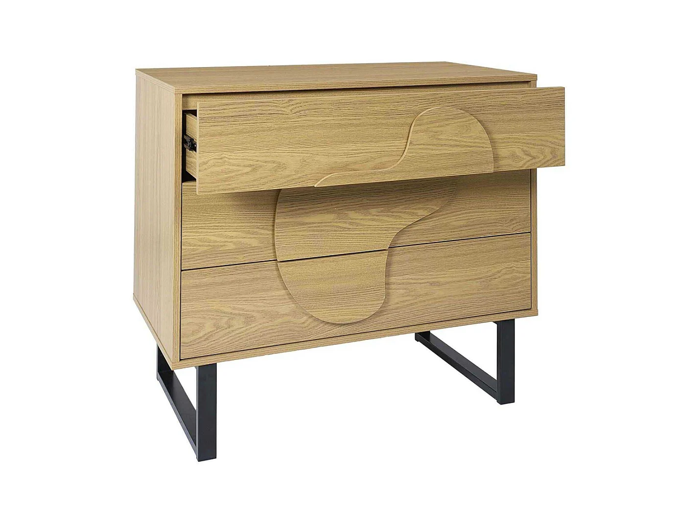 Commode Calypso Marron, Noir