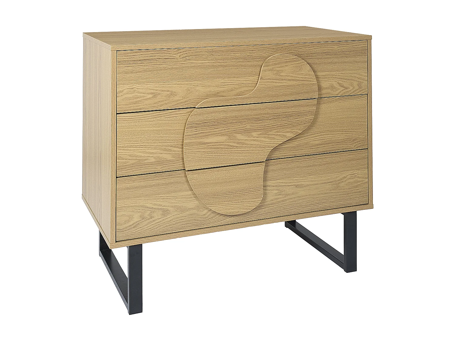 Commode Calypso Marron, Noir