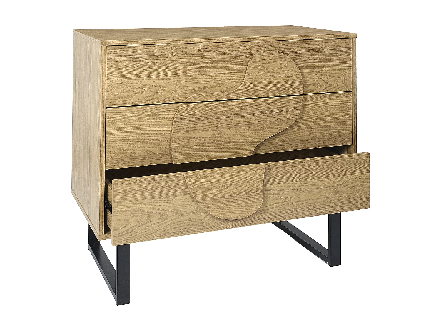 Commode Calypso Marron, Noir