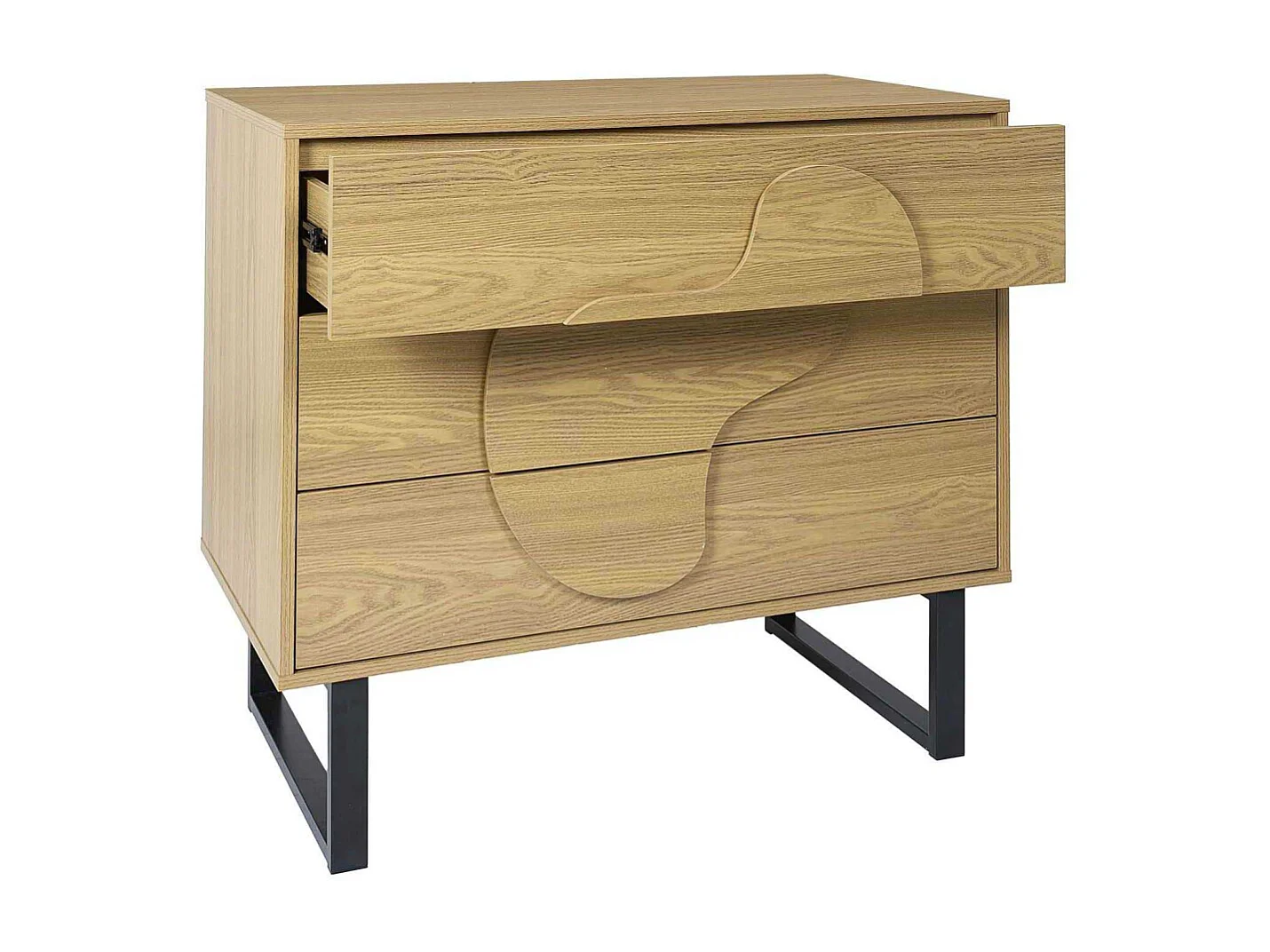 Commode Calypso Marron, Noir