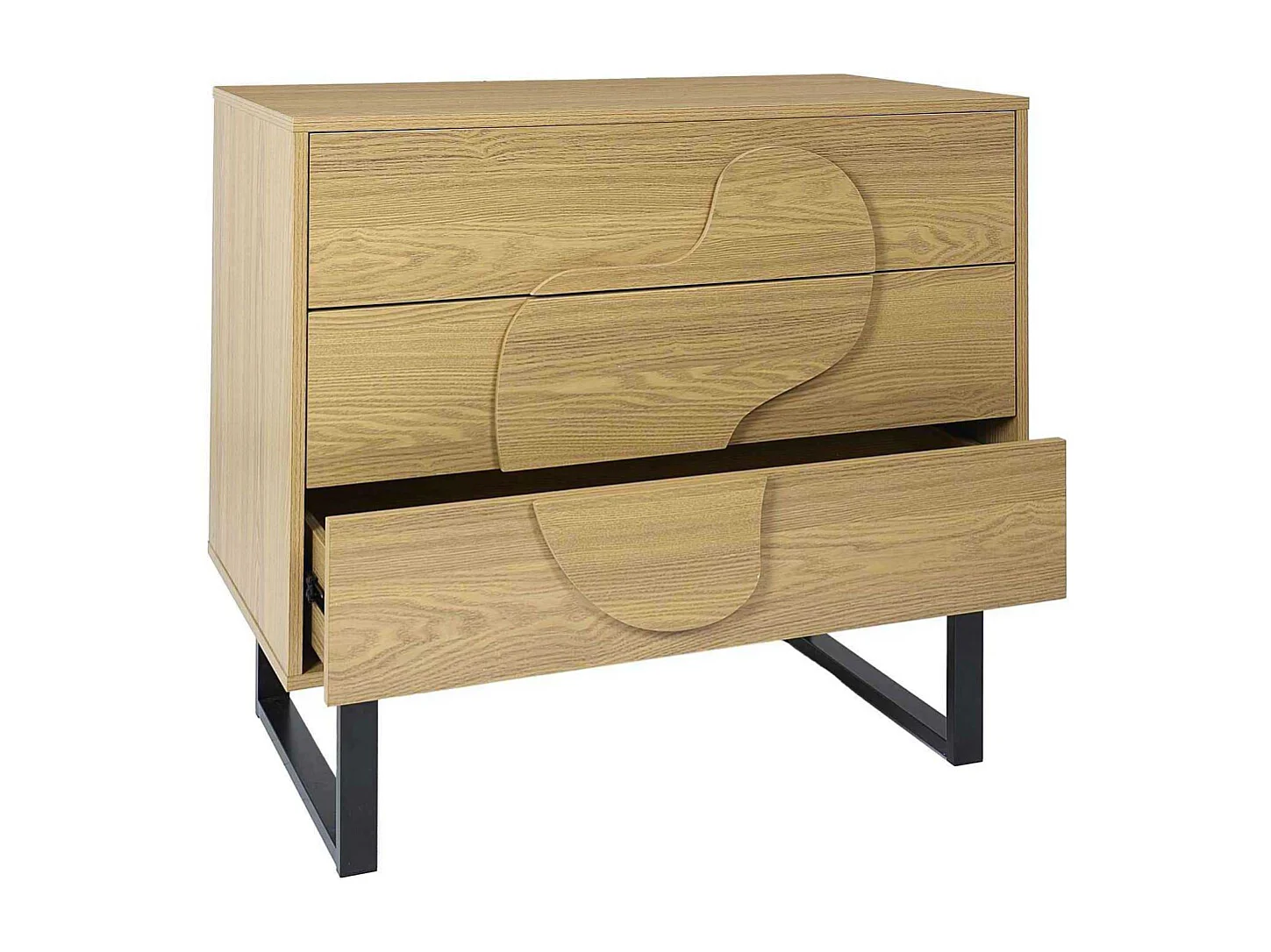 Commode Calypso Marron, Noir