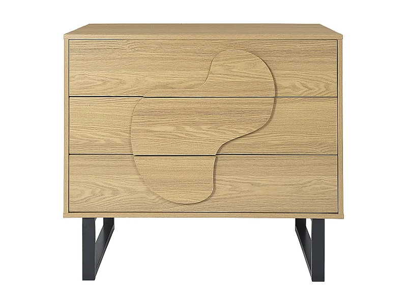 Commode Calypso Marron, Noir