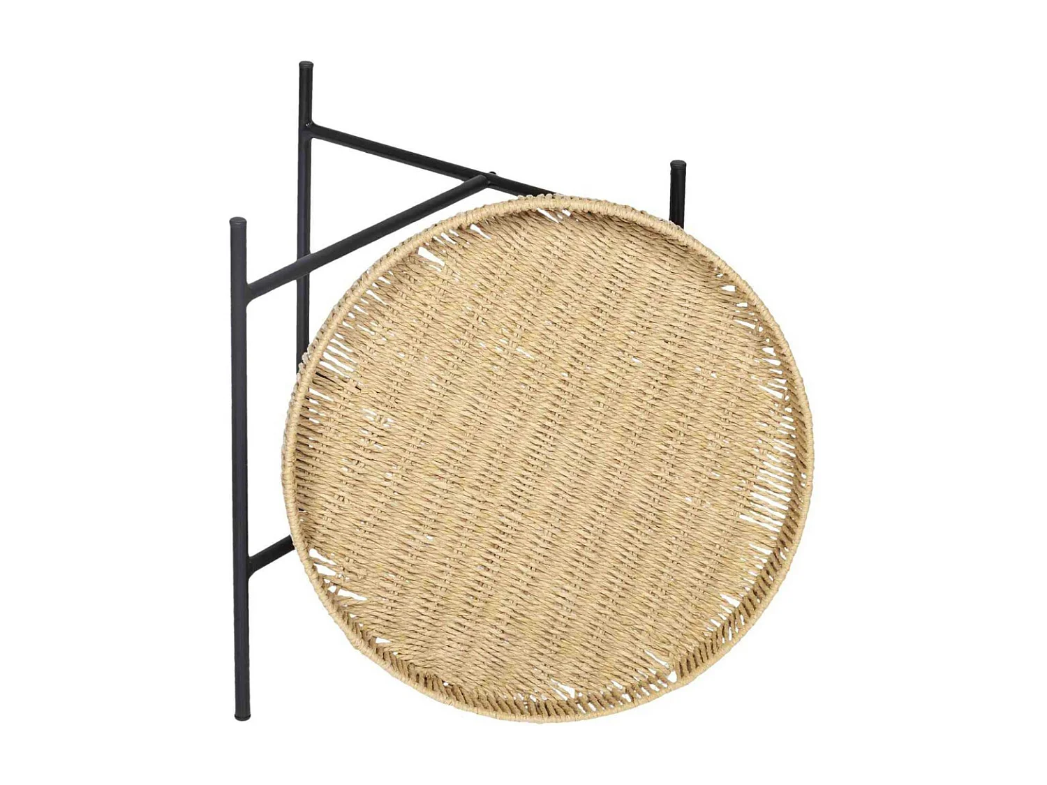 Table Gigogne X2 Pampa Marron, Noir