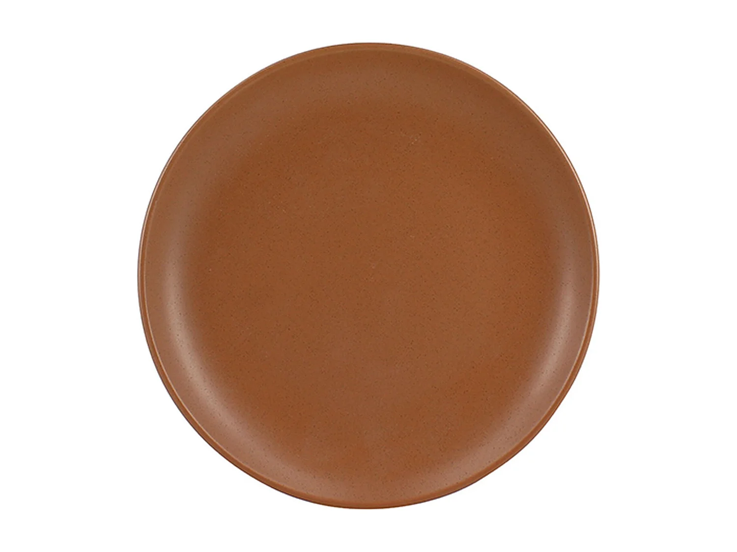 Novastyl - Lot6 Assiettes A Dessert Arita 20.5cm En Gres Marron