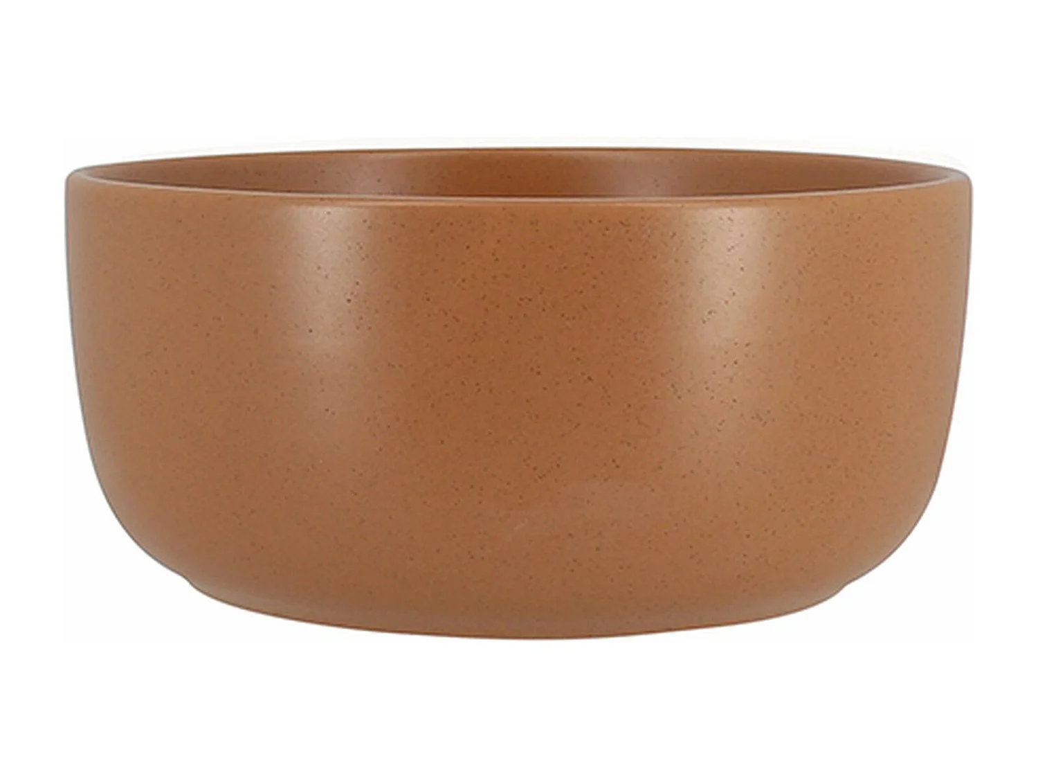 Novastyl - Lot 6 Assiettes Coupes Arita 15cm En Gres Marron