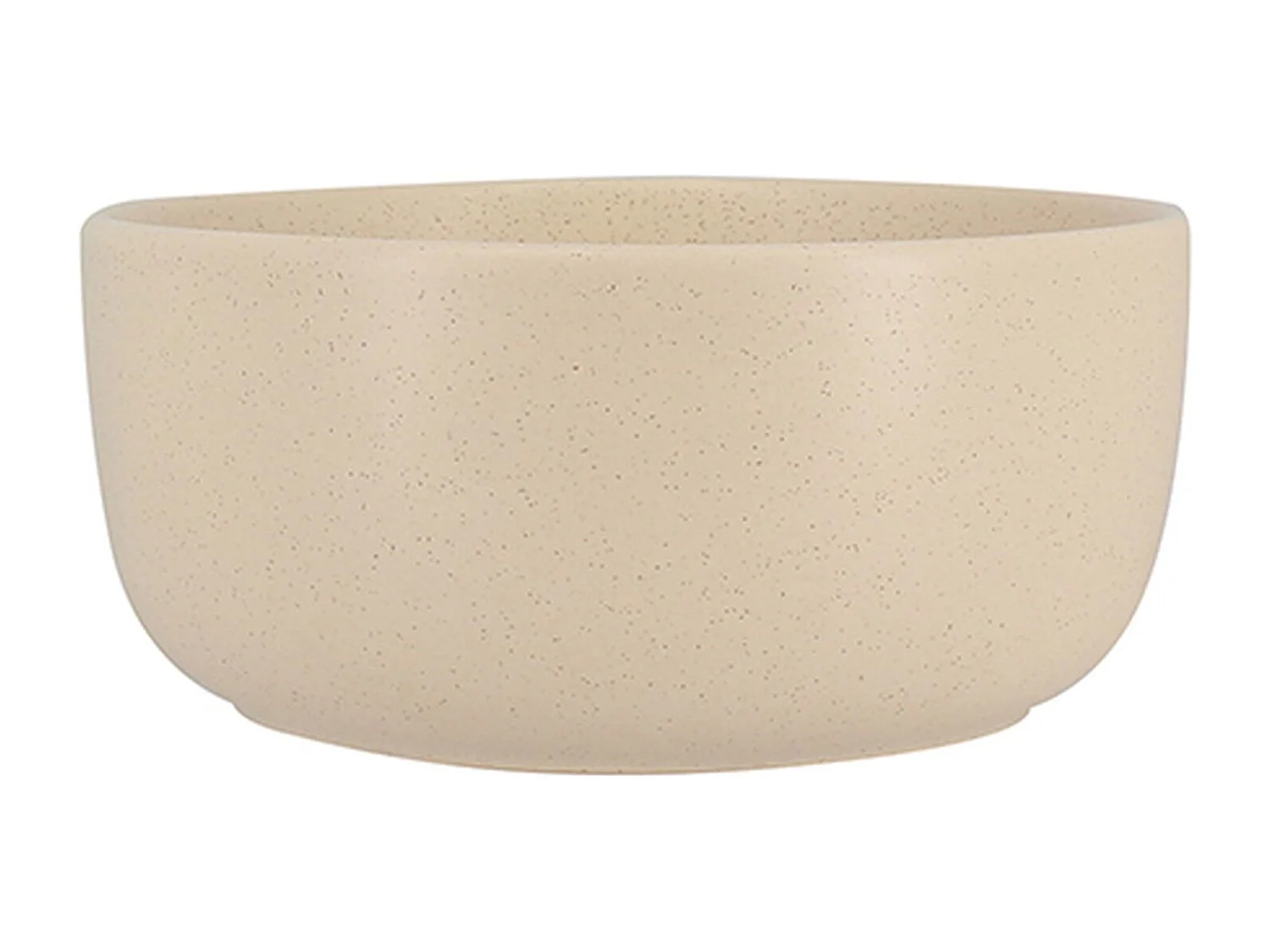 Novastyl - Lot 6 Assiettes Coupes Arita 15cm En Gres Beige