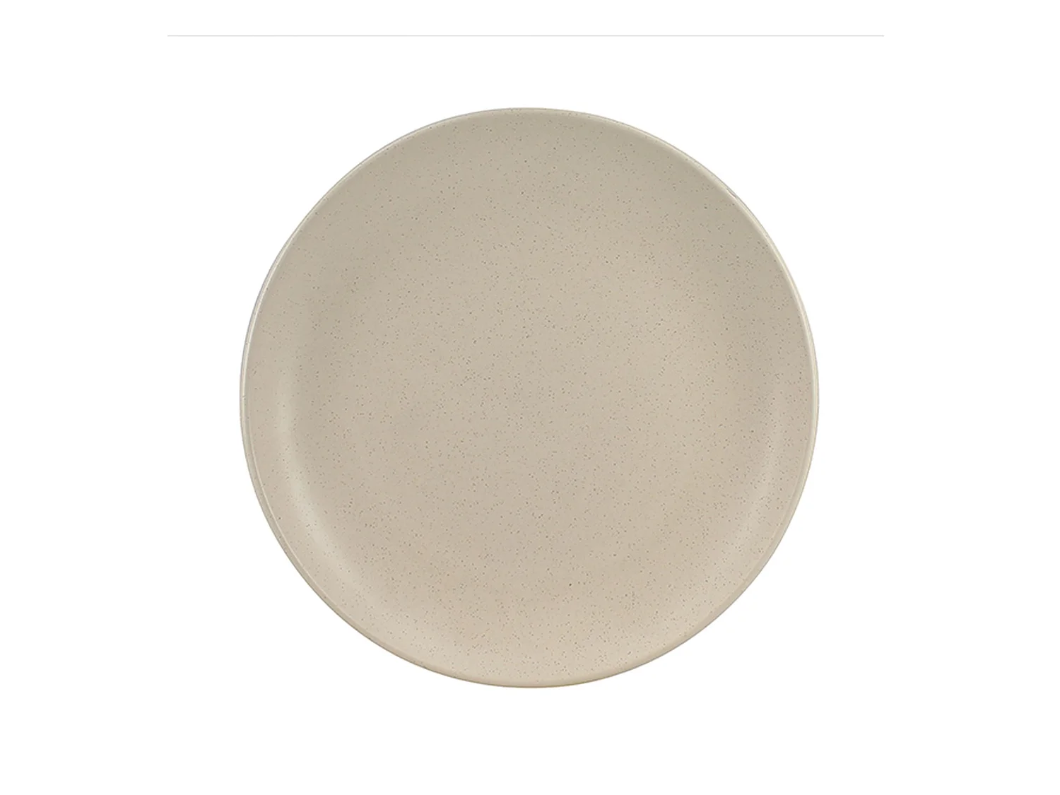 Novastyl - Lot 6 Assiettes Plates Arita 27cm En Gres Beige