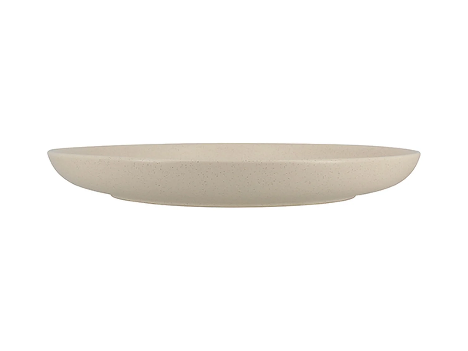 Novastyl - Lot 6 Assiettes Plates Arita 27cm En Gres Beige