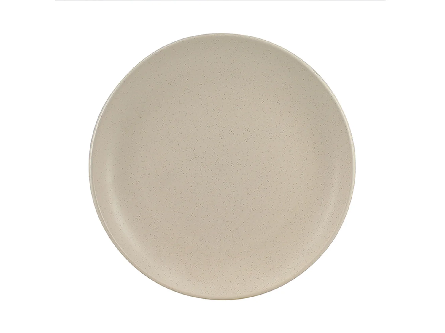 Novastyl - Lot 6 Assiettes Plates Arita 27cm En Gres Beige