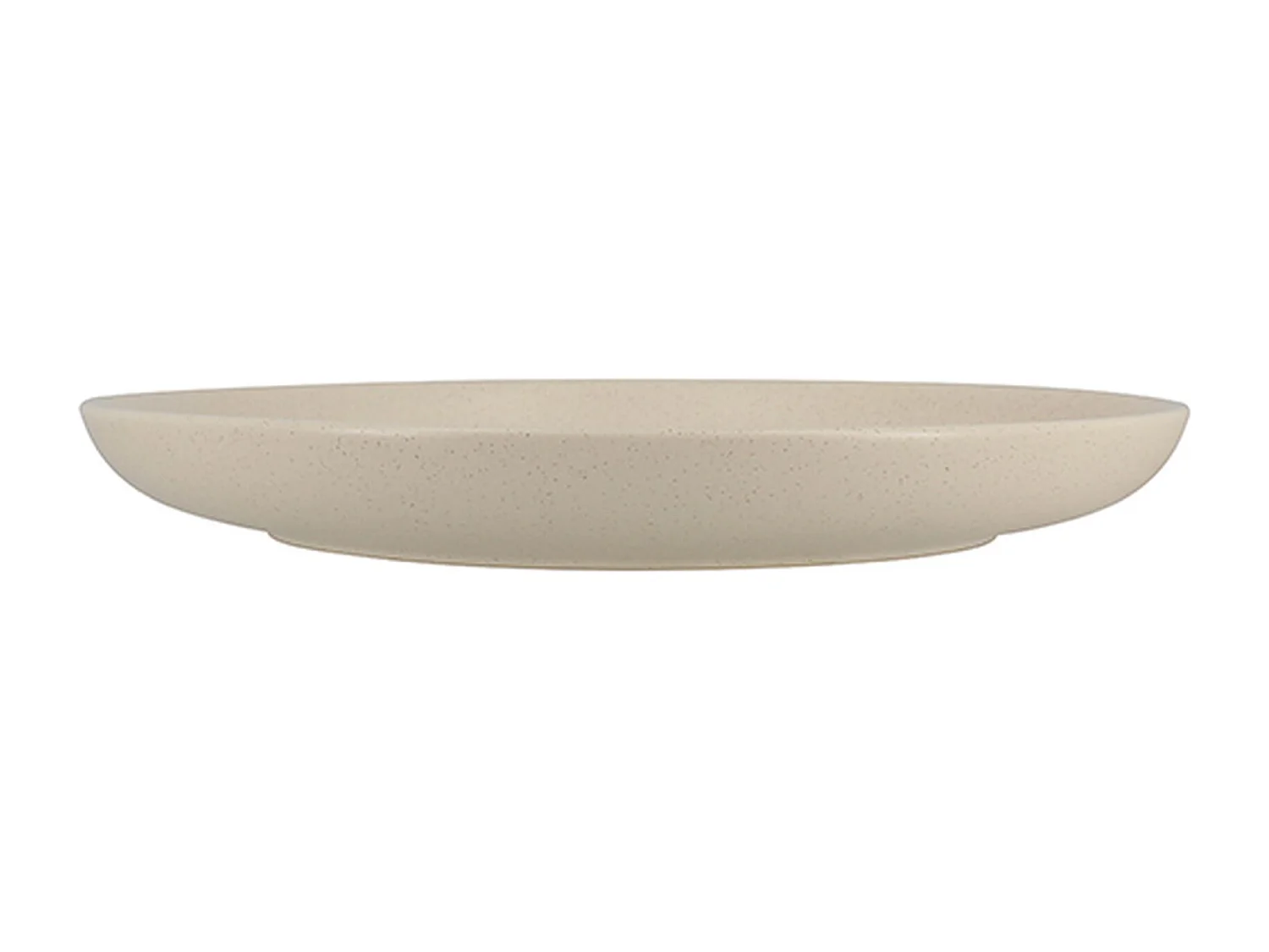 Novastyl - Lot 6 Assiettes Plates Arita 27cm En Gres Beige