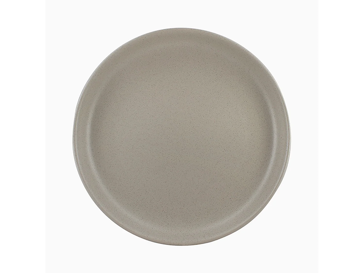 Novastyl - Lot 6 Assiettes Plates Arita 27cm En Gres Gris
