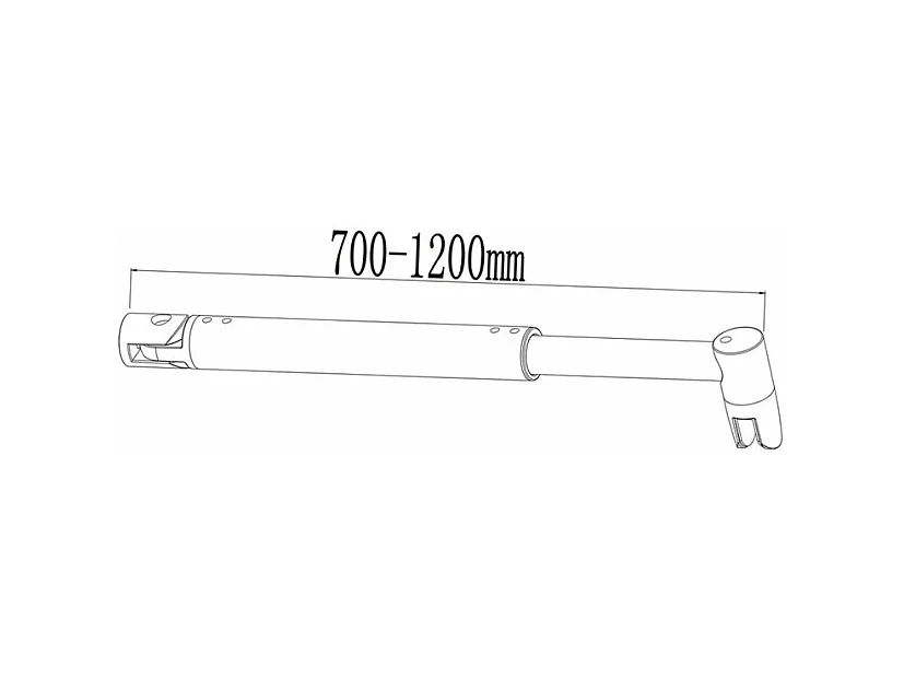 AICA paroi de douche 90x200cm avec barre de fixation 70-120cm,Paroi de douche à l'italienne,8mm verre anticalcaire,style atelier - Noir mat