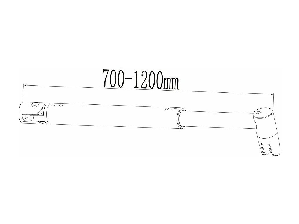 AICA paroi de douche à l'italienne 140x190cm,6mm verre anticalcaire avec bandes horizontales sérigraphiées,barre de fixation extensible 70-120cm