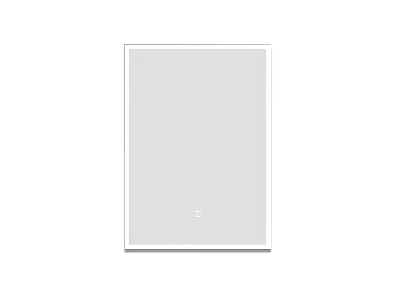 AICA Miroir de salle de bain 50x70cm LED tricolore anti-buée + mémoire + dimmable