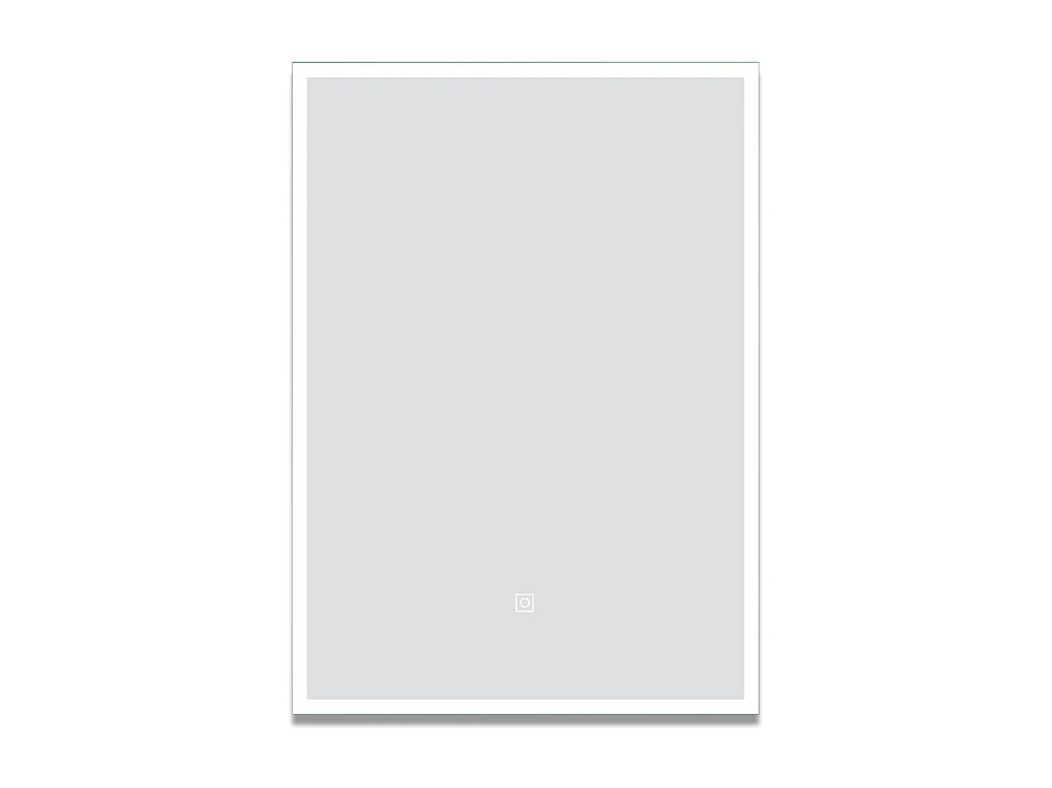 AICA Miroir de salle de bain 50x70cm LED tricolore anti-buée + mémoire + dimmable