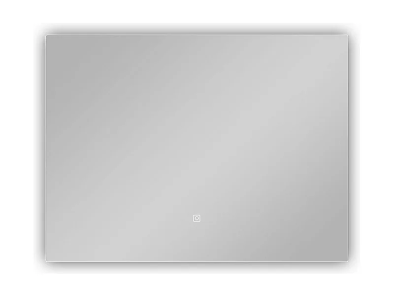AICA Miroir de salle de bain LED, 90x70cm, mémoire + dimmable + anti-buée, IP44, 6000K blanc