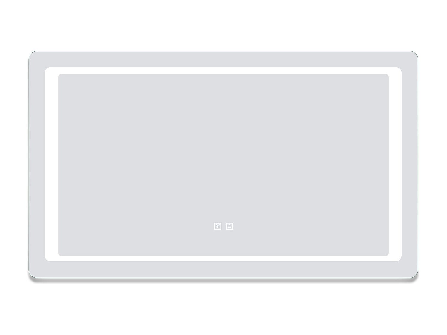 AICA Miroir Lumineux 120 X 70cm, 3 Couleurs - Leroy Merlin