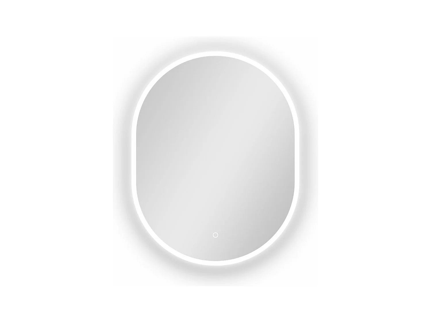 AICA Miroir salle de bain LED 50x80cm tricolore + anti-buée + dimmable + mémoire