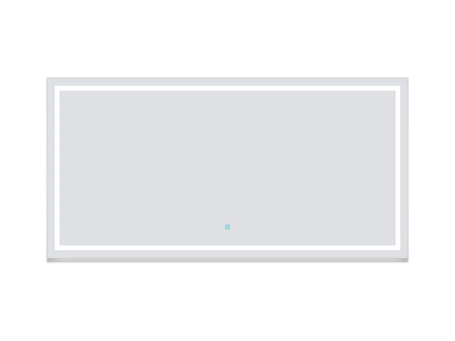AICA Miroir de salle de bain LED dimmable, avec mémoire et anti-buée, 160x70cm, IP44