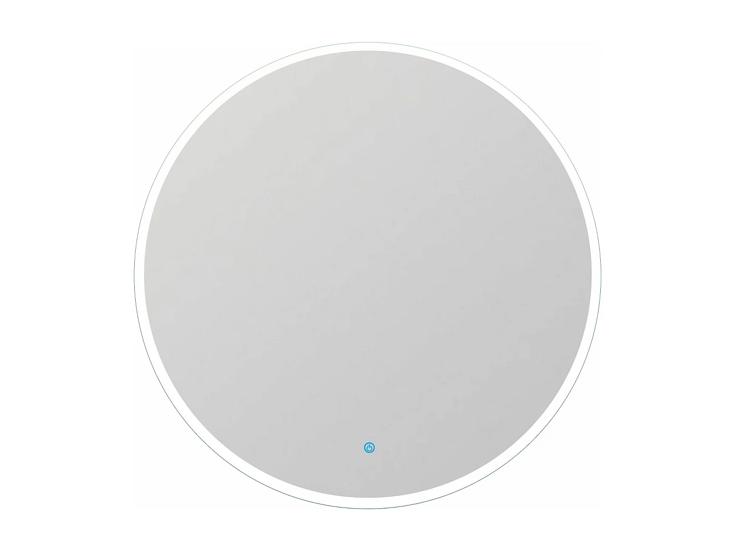 AICA Miroir de salle de bain rond 70x70cm LED tricolore anti-buée + mémoire + dimmable