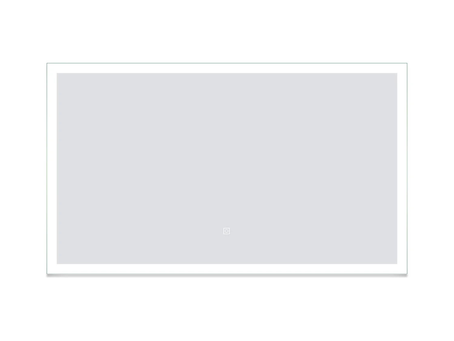 AICA Miroir de salle de bain 120x70cm LED tricolore anti-buée + mémoire + dimmable