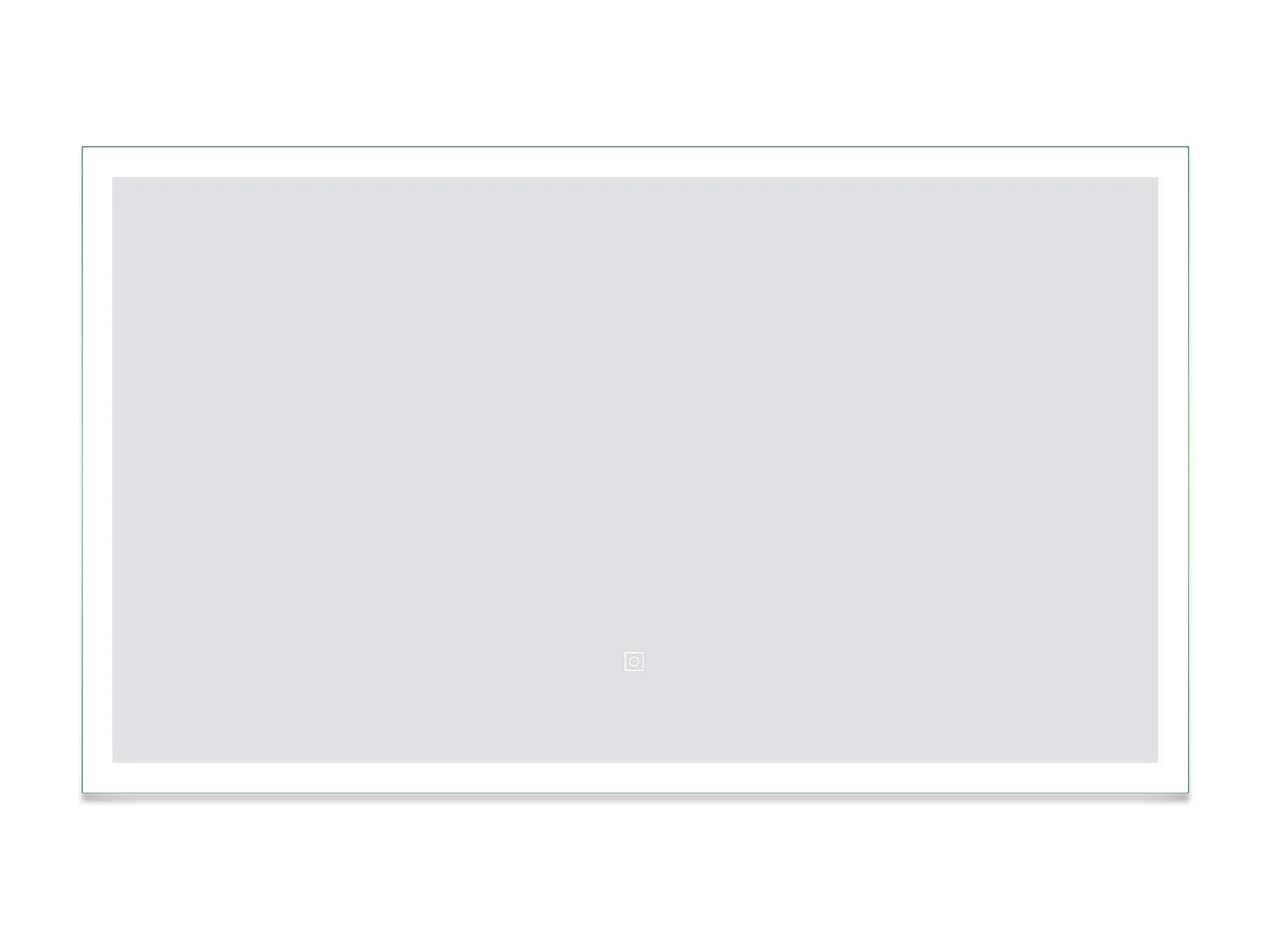 AICA Miroir de salle de bain 120x70cm LED tricolore anti-buée + mémoire + dimmable