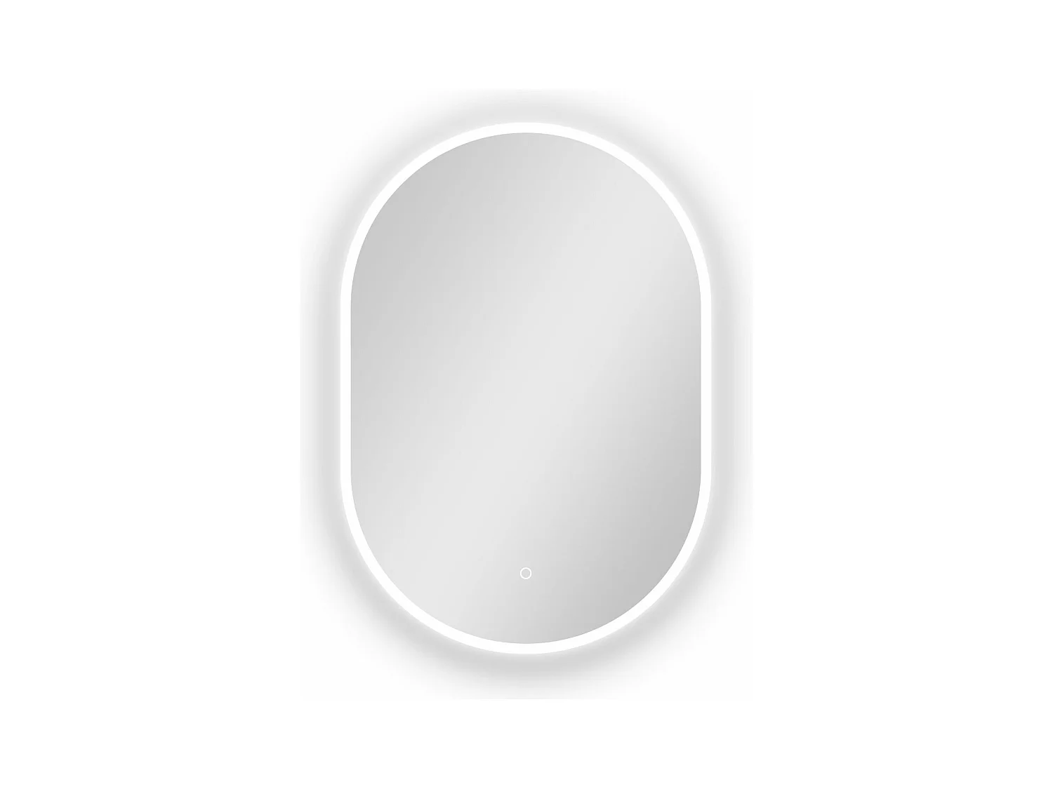 AICA Miroir salle de bain LED 50x90cm tricolore + anti-buée + dimmable + mémoire