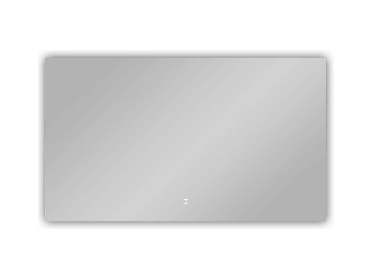 AICA Miroir de salle de bain LED, 100x60cm, mémoire + dimmable + anti-buée, IP44, 6000K blanc