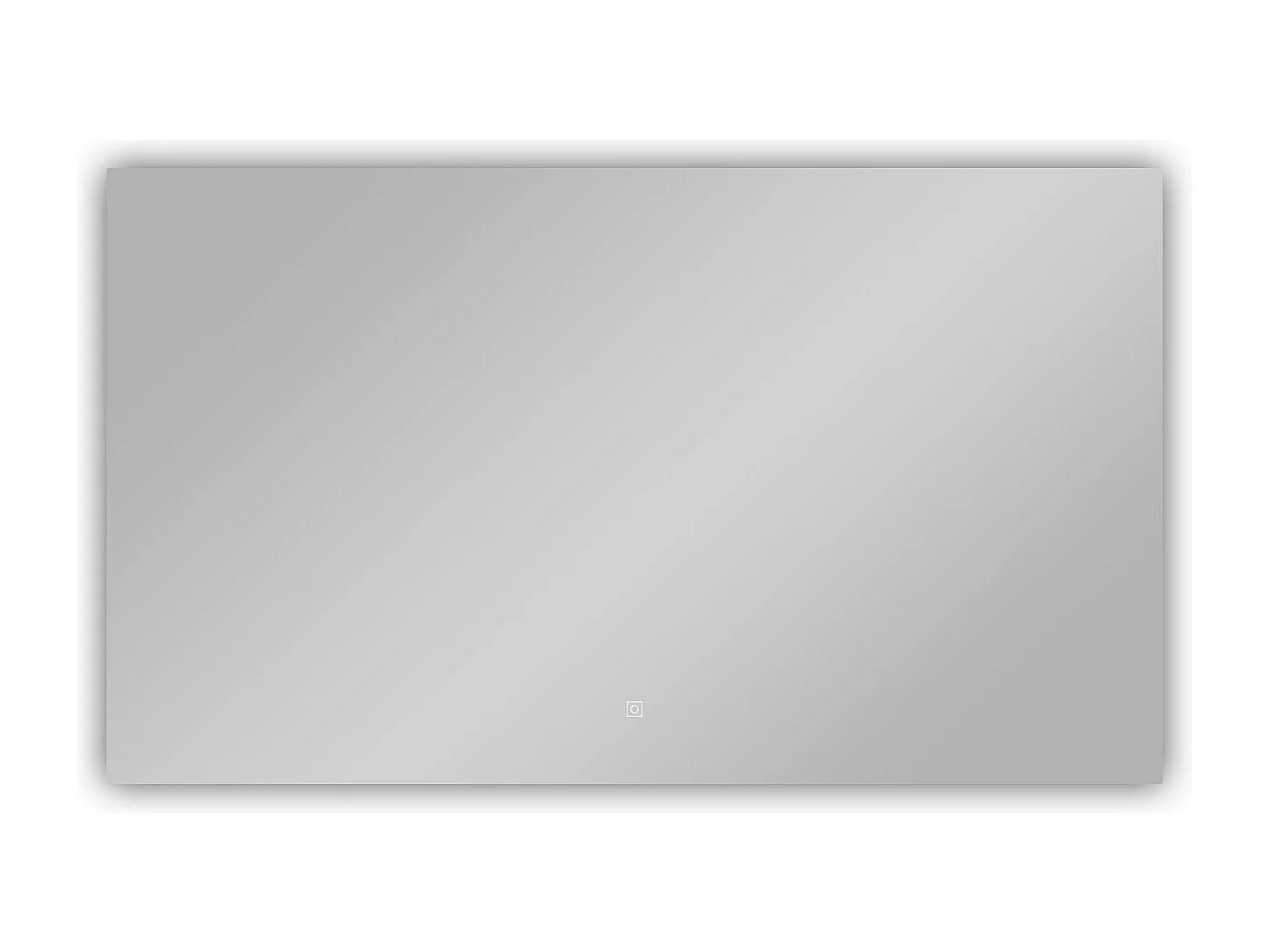 AICA Miroir de salle de bain LED, 100x60cm, mémoire + dimmable + anti-buée, IP44, 6000K blanc