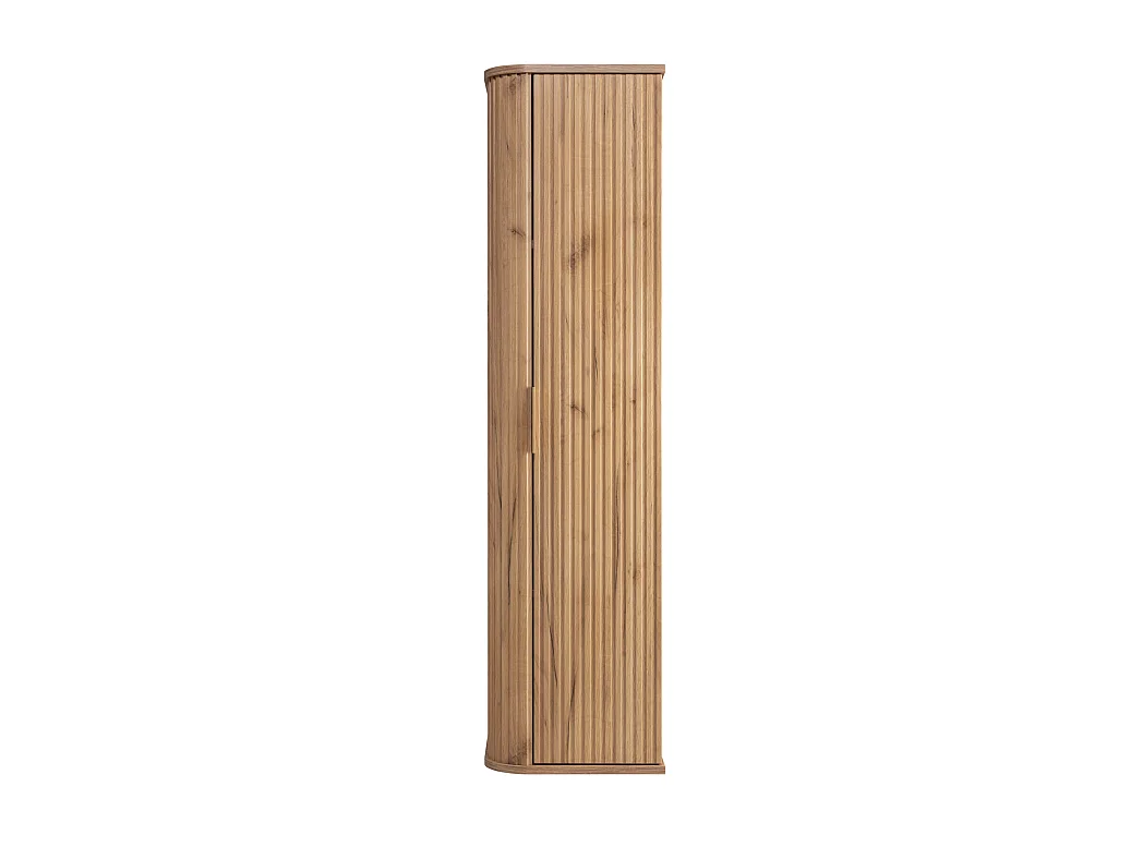 Badkamerkast, Craft Eik, gouden handgreep, 35,5 x 139 x 31,5 cm