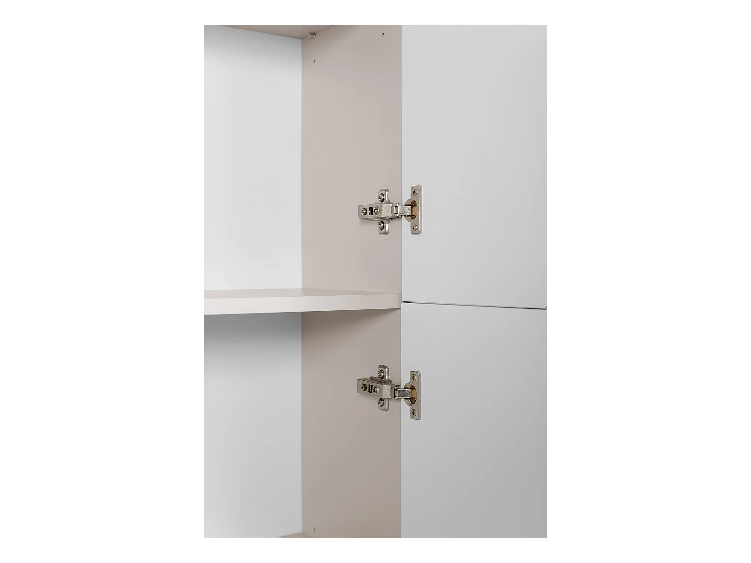 Meuble de salle de bain, cachemire, 35 x 136 x 27 cm, poignée dorée