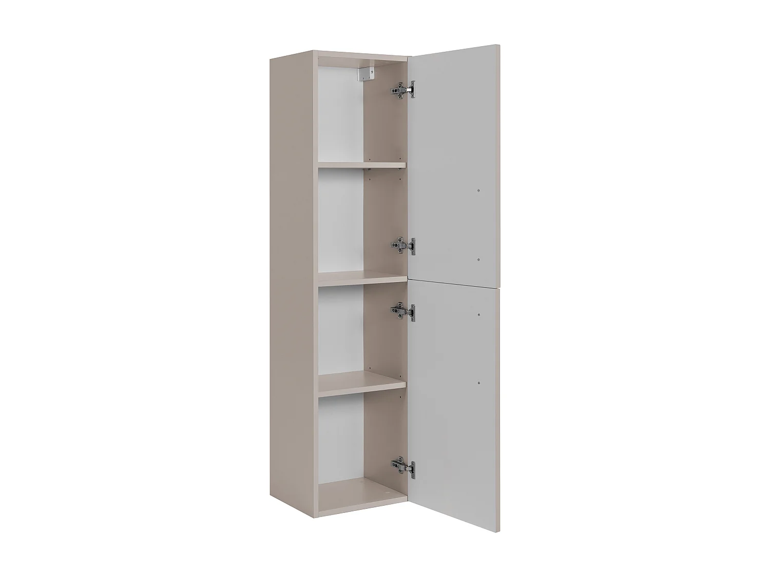 Meuble de salle de bain, cachemire, 35 x 136 x 27 cm, poignée dorée