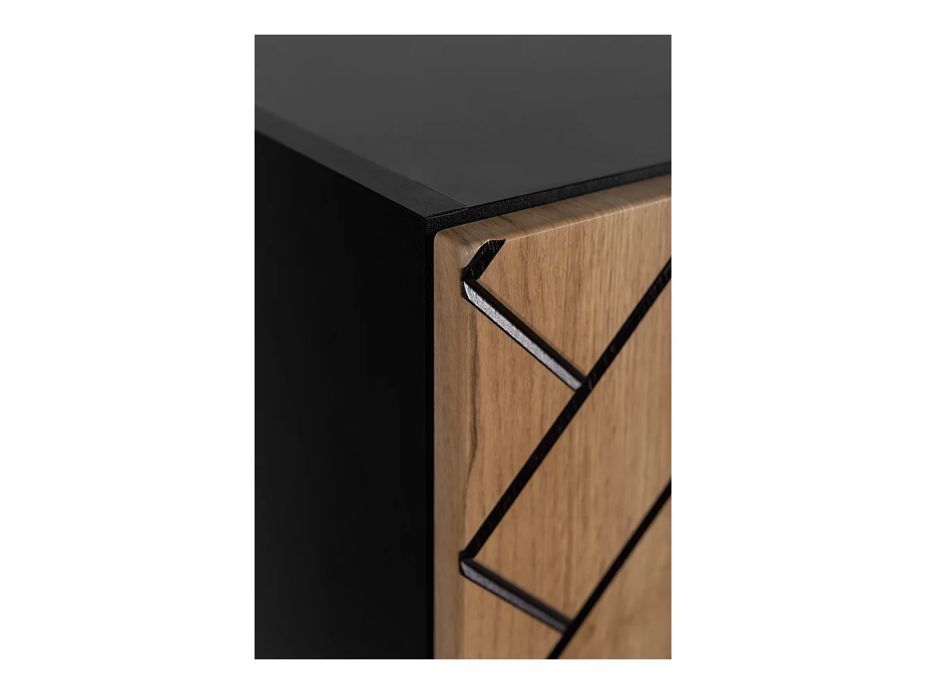 Meuble de salle de bain, Chêne Craft, 35 x 136 x 27 cm, poignées noires