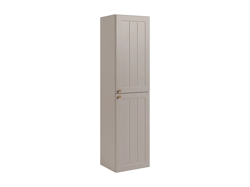 BADEZIMMERSCHRANK, Kaschmir, 35 x 136 x 27 cm, goldener Griff