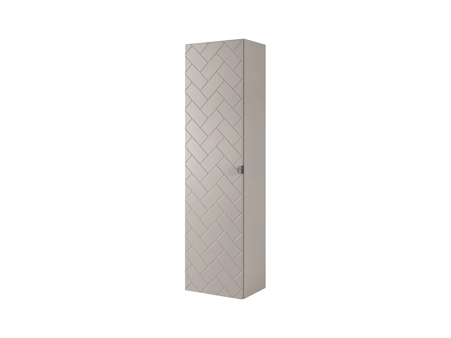 Meuble de salle de bain, Cachemire, 35 x 136 x 27 cm, poignées argentées