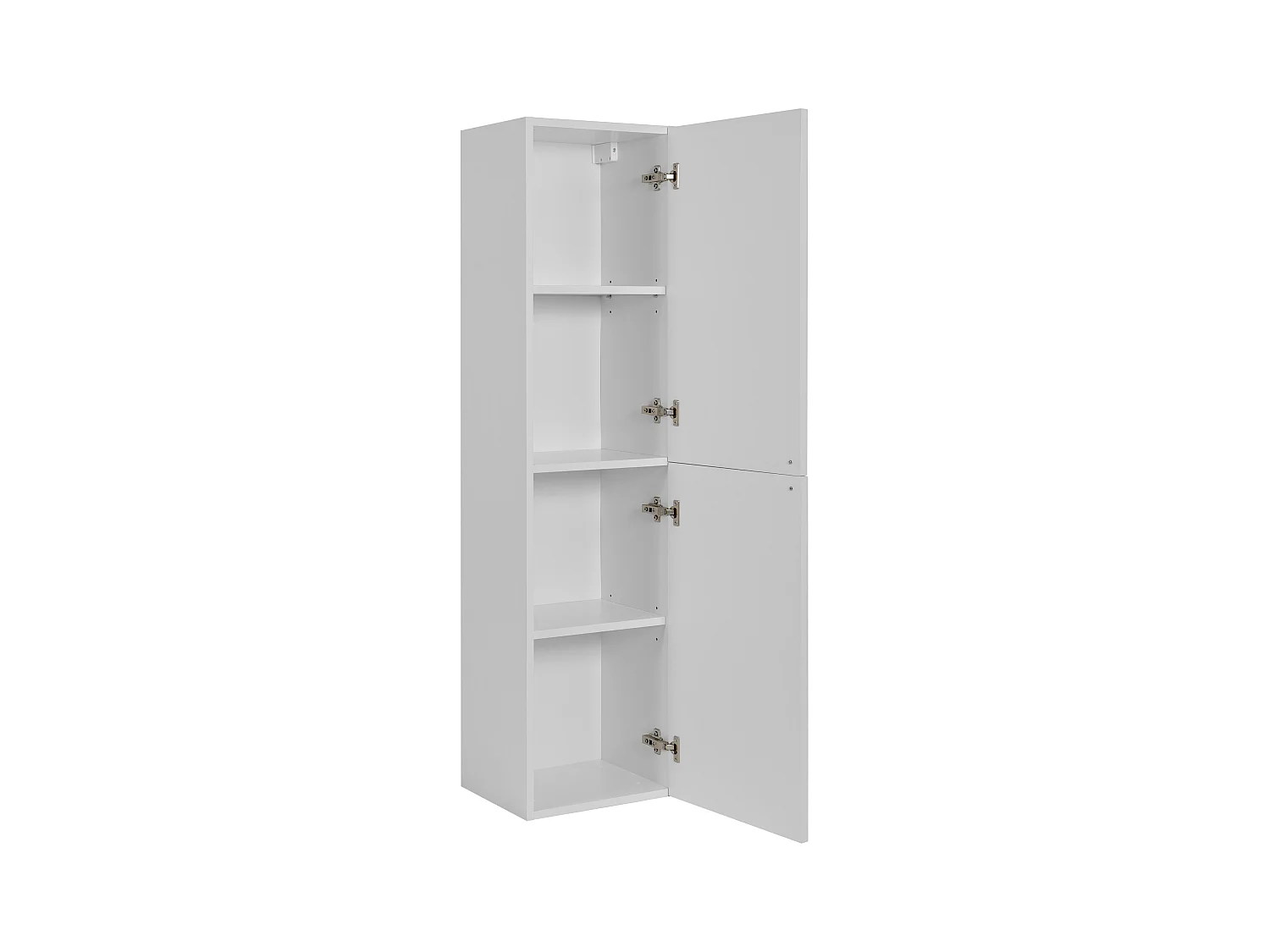 Móvel de banheiro estilo clássico, branco, 35 x 136 x 27 cm, puxador preto