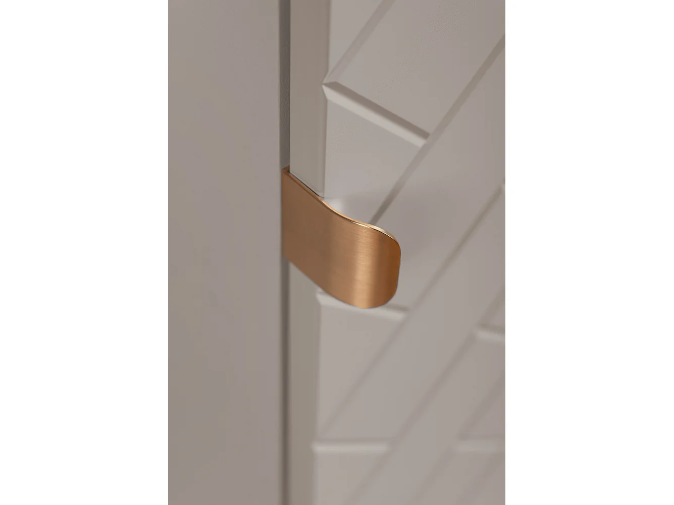 Mobiletto da bagno, Cashmere, 35 x 136 x 27 cm, maniglie dorate