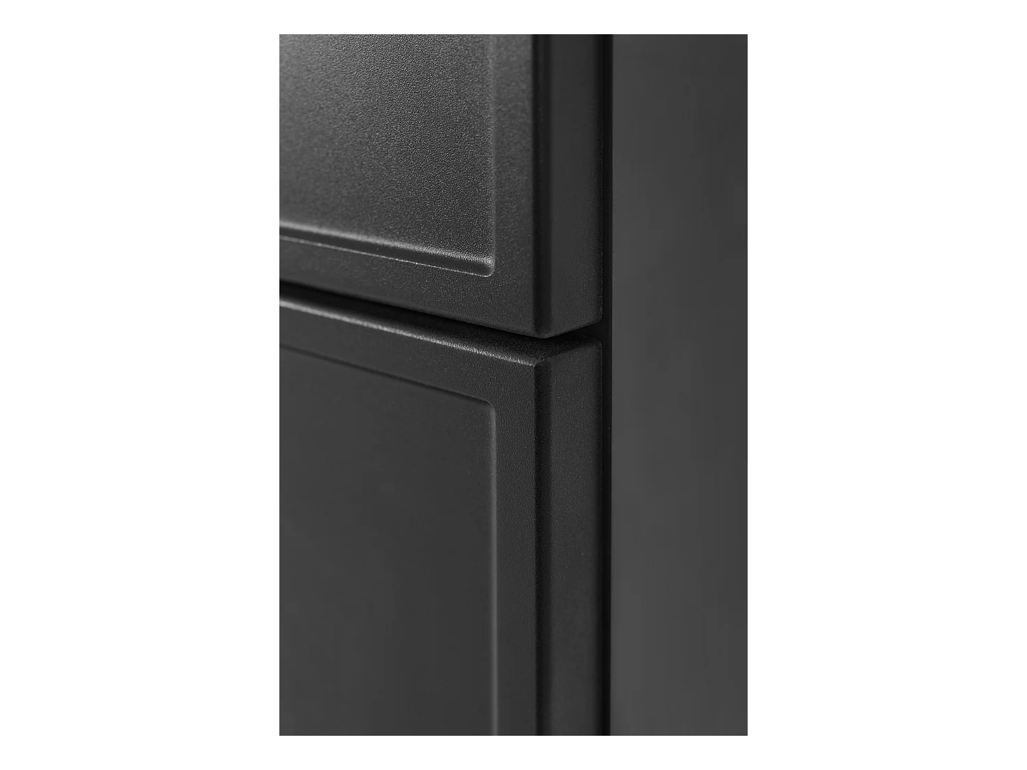 Szafka łazienkowa ciemnoszara, uchwyt złoty, 27 x 35 x 136 cm