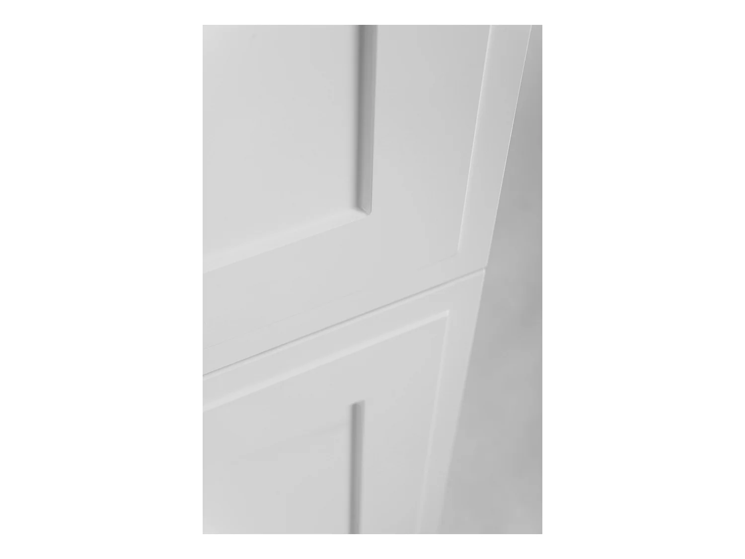 Meuble de salle de bain, blanc, 35 x 136 x 27 cm, poignée noire