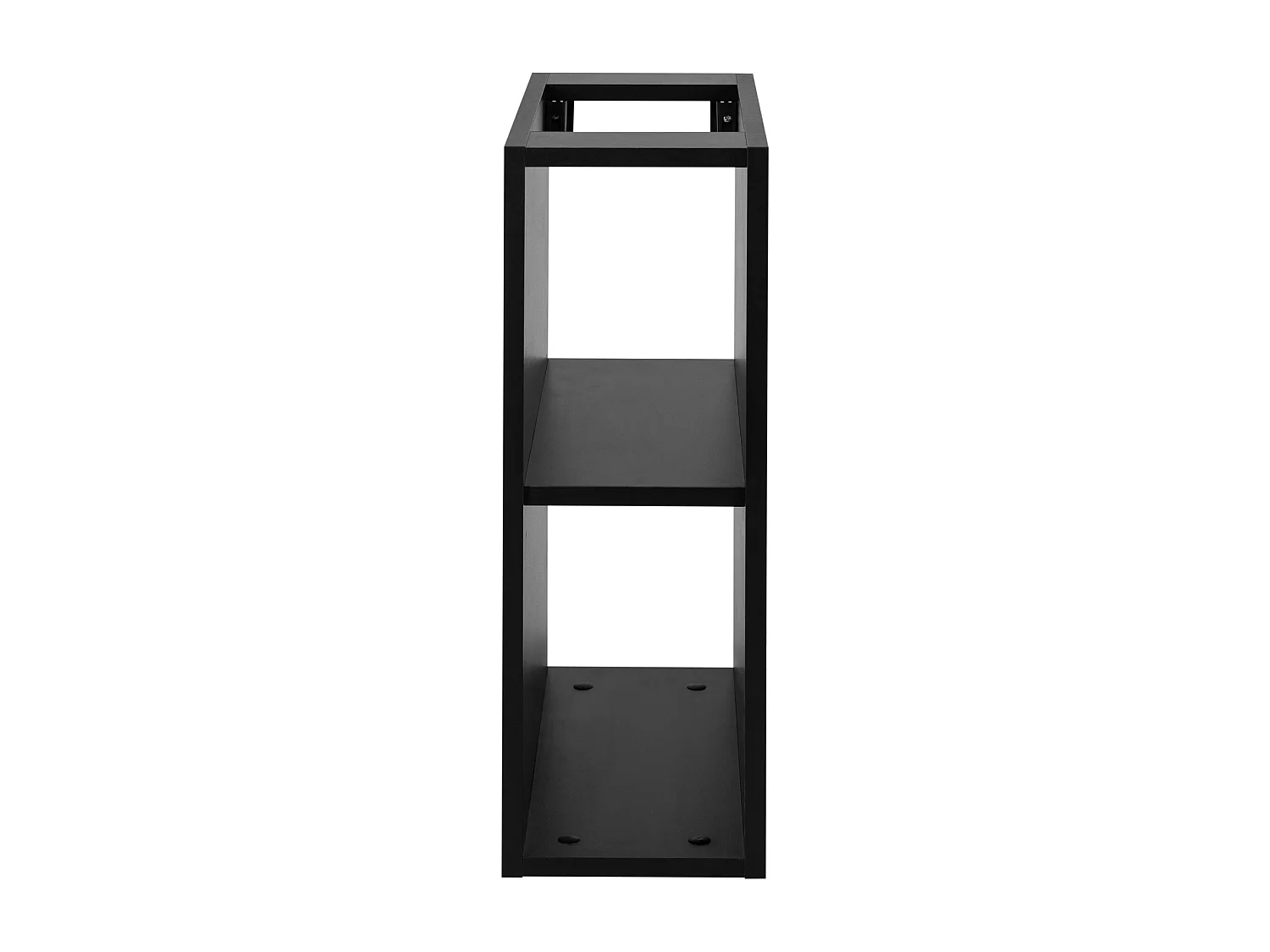 Etagère de salle de bain, noire, 20 x 60,7 x 44,4 cm